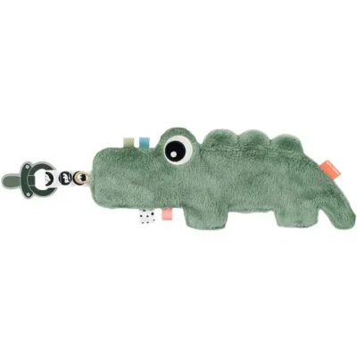 Afbeelding van Done By Deer Speendoekje Cozy Friend Croco Green