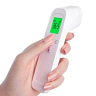 Afbeelding van medische voorhoofdthermometer, infrarood, thermometer, contactloze thermometer voor personen (volwassenen, kinderen, baby) en objectoppervlak, lcd display, geluidsoptie, 30 herinneringen