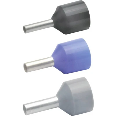Afbeelding van Klauke 43312 Adereindhulzen 2.5 mm² Deels geïsoleerd Blauw 100 stuk(s)