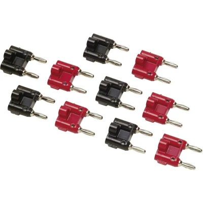 Afbeelding van Fluke BP980 Meetadapter Bus 4 mm, Schroefklemmen Bananenstekker mm Stapelbaar Rood, Zwart