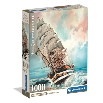 Afbeelding van Clementoni Puzzel 1000 Stukjes Amerigo Vespucci Voor Volwassenen High Quality Collection
