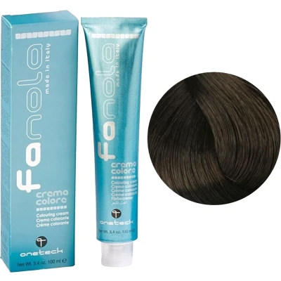 Afbeelding van Fanola Cream Color Haarverf 100 ml 5/00 Intens Licht Kastanje