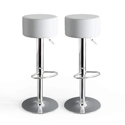 Afbeelding van Vicco Barkruk, wit, 38,5 x 92 cm, 2 stuks