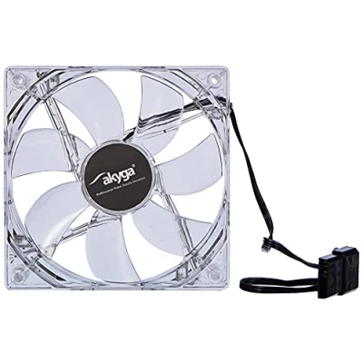 Afbeelding van Akyga AW 12A WH ventilator (120 mm, 1 x), PC ventilator, Transparant