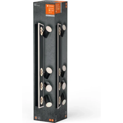 Afbeelding van LEDVANCE Mars LED plafondspot, 5 lichts, 4 spots, zwart