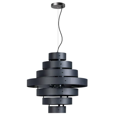 Afbeelding van ETH Hanglamp Blagoon 5 rings 1xE27 antraciet