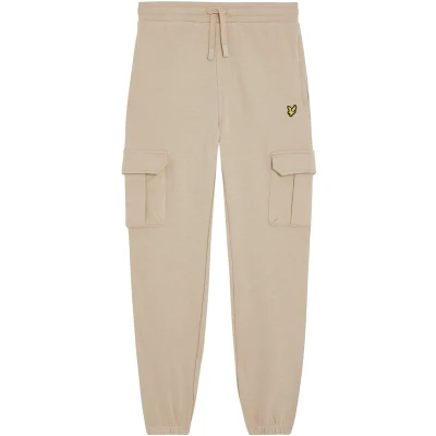 Afbeelding van Lyle &amp; Scott winter sweat broek jongens Stone beige Cargo