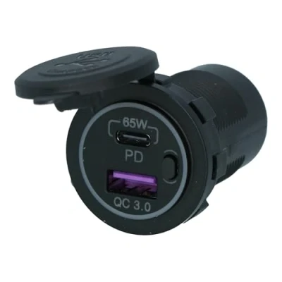 Afbeelding van Inbouw Aansluiting USB/USB C 12V