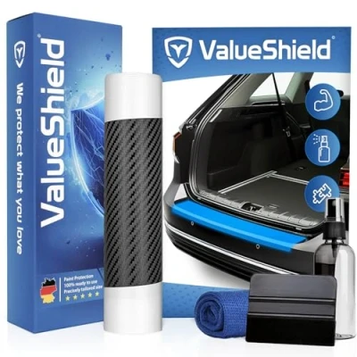 Afbeelding van ValueShield Bumperbescherming compatibel met VW ID7 / ID 7 2023 2028 (5 deurs limousine): hoogwaardige folie, lakbeschermingsfolie en krasbescherming voor