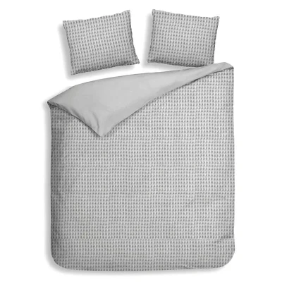 Afbeelding van Heckettlane Vafala Dekbedovertrek Extra breed 260x200/220 cm Steel Grey