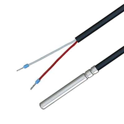 Afbeelding van iOVEO, 035HP05202 NTC 10KOHM temperatuursensor met PVC kabel 105 C, temperatuursensor, sonde, verwarming, 10 k, 2 meter