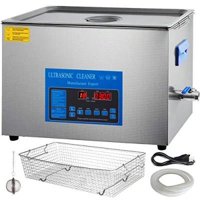 Image de VEVOR Nettoyeur à Ultrasons 22 L Double Fréquence avec Chauffage et Minuterie