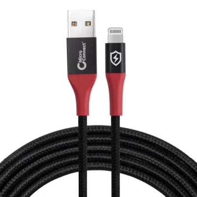 Afbeelding van MicroConnect Safe Charge USB A Lightning Data Blocker 1.5m