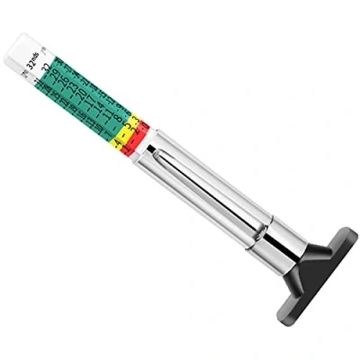 Afbeelding van GODESON bandendieptemeter, bandenprofieldieptemeter, intelligente kleurgecodeerde bandendieptemeters met 6 zijden, 25 mm/32 nds