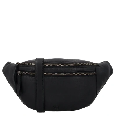 Afbeelding van Hide &amp; Stitches Paint Rock Heuptas Zwart 100% Leer