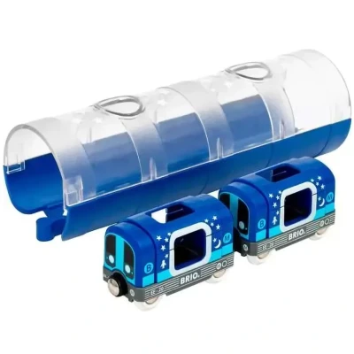 Afbeelding van BRIO Metrotrein en tunnel 33970