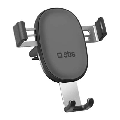 Image de Support pour voiture SBS Gravity avec clip grille d&#039;aération Noir