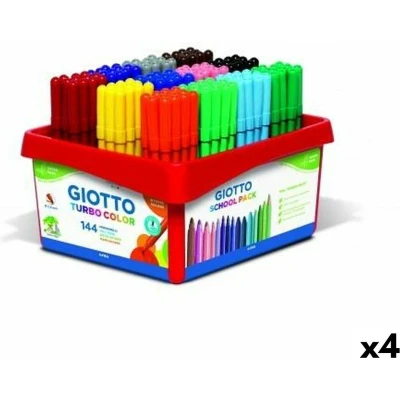 Afbeelding van Set Viltstiften Giotto Turbo Color Multicolour (4 Stuks)