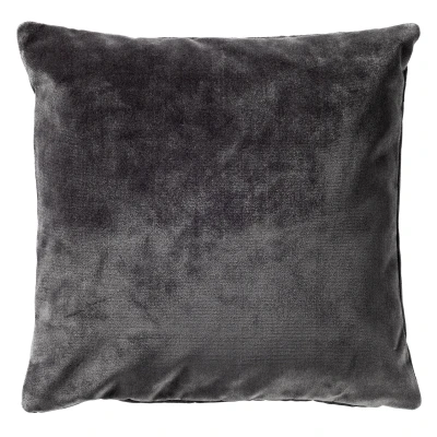 Afbeelding van Hoii CELESTE Sierkussen 45x45 cm Charcoal Gray Antraciet met duurzame kussenvulling