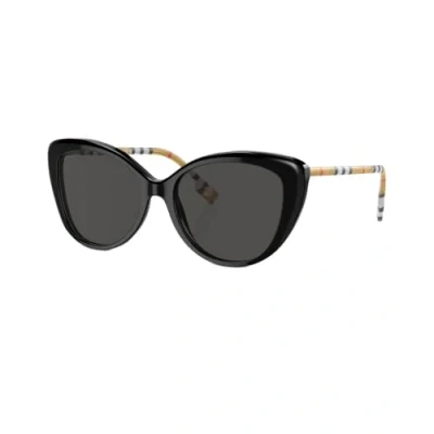 Afbeelding van Burberry Zonnebril, Dames, Maat: 54, Black