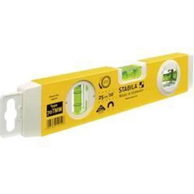 Afbeelding van Stabila Type 70 TMW 14010 Torpedo waterpas Incl. magneet 25 cm 0.5 mm/m
