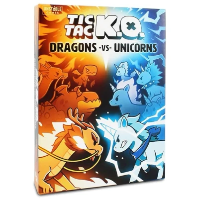 Afbeelding van Unstable Games Tic Tac KO Dragons VS Unicorns NL
