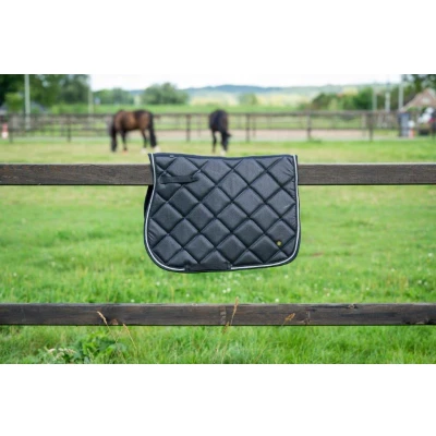Image de HB Ruitersport Polyvalence du tapis de selle Showtime avec Logo Noir Full