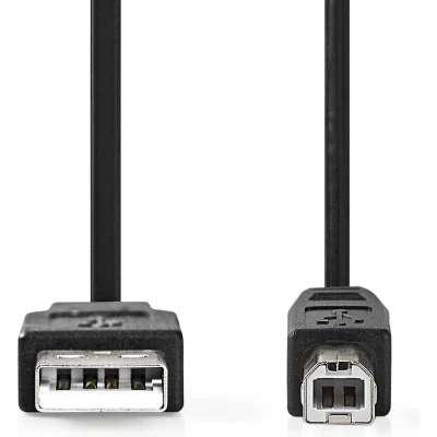 Afbeelding van Nedis Ccgb60100Bk30 Usb 2.0 Kabel A Male B 3,0 M Zwart