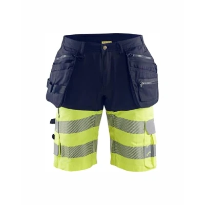 Image de Short haute visibilité à stretch 4D marine Blåkläder