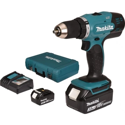 Afbeelding van Makita DDF453RFE 18 V Boor /Schroefmachine met Accu en Lader aangedreven Boorkop: 1,5 13 mm 1,8 kg Dm Hout: 0 36 Staal:
