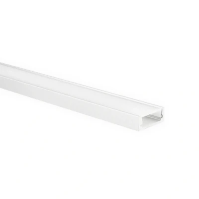 Afbeelding van LED strip profiel Felita wit extra laag 1m incl. melkwitte afdekkap