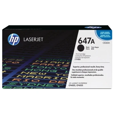 Image de HP 647A toner LaserJet noir authentique