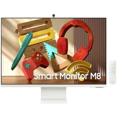 Afbeelding van Samsung M8 LS32BM801UU 4K Smart Monitor Webcam USB C 65w 32 inch Wit
