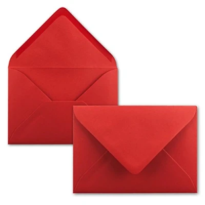 Afbeelding van Neuser Colourfree Enveloppen, zelfklevend, C6, 162 x 114 mm, rood, 25 stuks