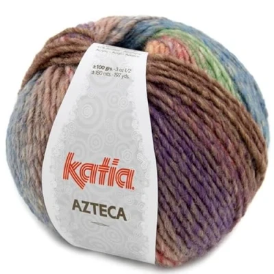 Afbeelding van Lanas Katia Aztec Kleurbol Tegel Cod. 7876