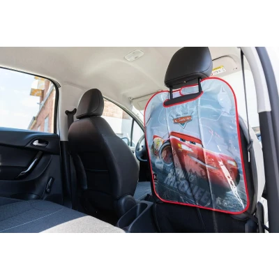 Afbeelding van TataWay in viaggio si cresce Disney Cars Mc Queen Universele autostoelbeschermer, rood