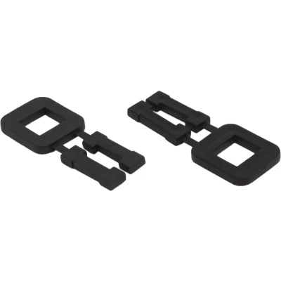 Afbeelding van Kortpack Kunststof Gesp Voor 13mm PP band. Zwart (1000 Stuks)