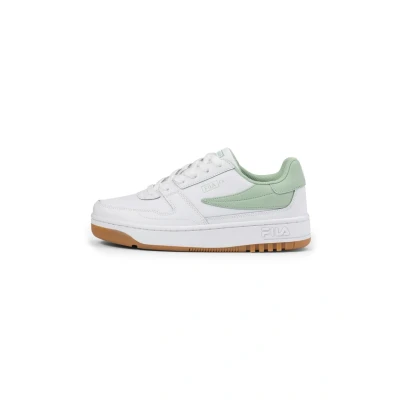 Afbeelding van Fila Fxventuno LOW WMN Sneakers laag, Dames, Maat: 38, White smoke green Leer