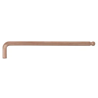 Afbeelding van KS Tools, Inbussleutel, Bruggenschijf BERYLLIUMplus longa, esagonaal met testa sferica, 4 mm.