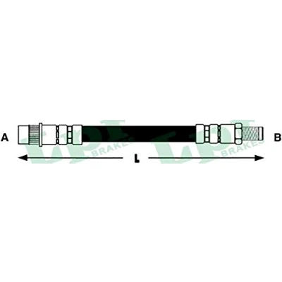 Afbeelding van LPR 6T46556 Remslang 180 F10X1 RENAULT: 25
