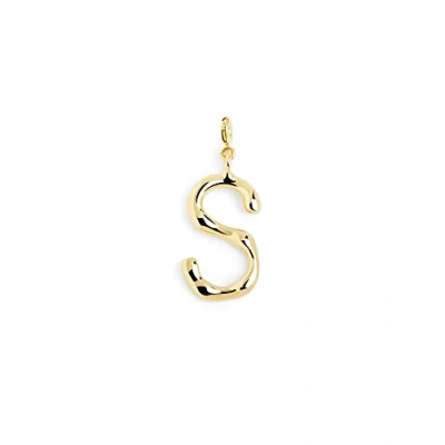 Afbeelding van Singularu Charm Letter XL Gold damessieraden, Talla Enica, geelgoud, metaal, Geen edelsteen, única, geelgoud edelsteen