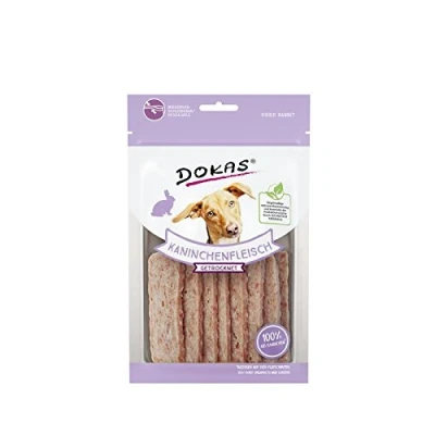 Afbeelding van 3x70g Konijnenborst Dokas Vleessnack Hondensnacks