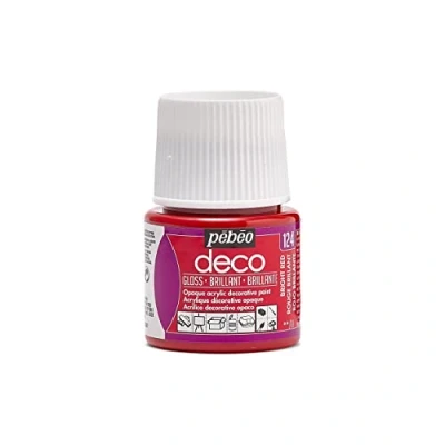 Image de Pébéo Deco Peinture 45 ml Brillant Rouge 092124