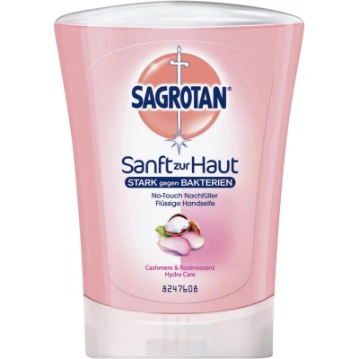 Afbeelding van SAGROTAN® vloeibare navulzeep Cashmere &amp; Rose 250 ml. 2 stuks