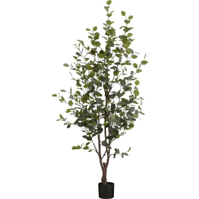 Afbeelding van Mica Decorations Kunstplant Eucalyptusboom in Pot H180 x Ø80 cm