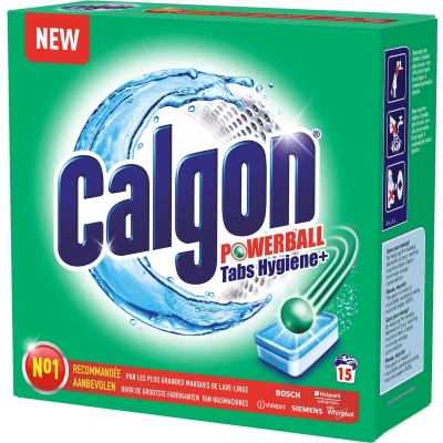Afbeelding van Calgon Wasmiddel tabs Hygiëne+ anti kalk 15