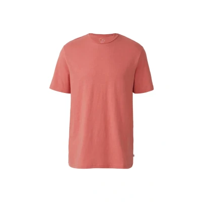 Afbeelding van Q/S designed by Heren t shirt Maat XL Mannen 2063 ORANGE katoen