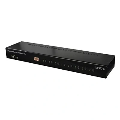 Afbeelding van Lindy 39317 KVM switch Zwart