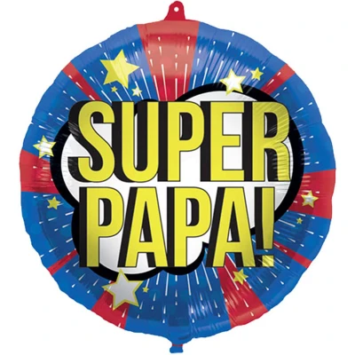 Afbeelding van Helium Ballon Super Papa 46cm per stuk