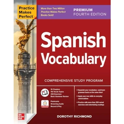 Afbeelding van Practice Makes Perfect: Spanish Vocabulary, Premium Fourth Edition